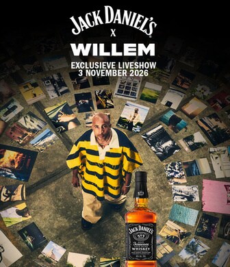 Winactie. Jack daniels x Willem. Exclusieve liveshow 3 november 2026.